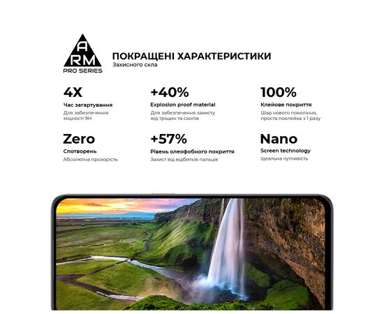 Стекло защитное Armorstandart Pro ZTE Nubia Neo 2 5G Black (ARM78903), изображение 5