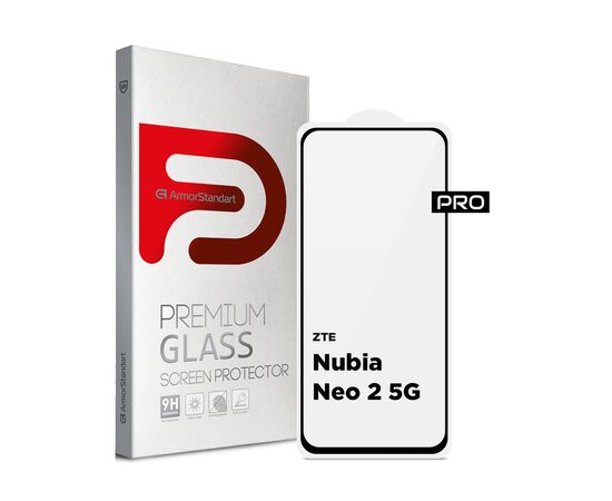 Стекло защитное Armorstandart Pro ZTE Nubia Neo 2 5G Black (ARM78903)