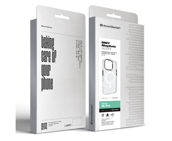 Чехол для мобильного телефона Armorstandart Unit MagSafe Apple iPhone 16 Pro Matte Clear (ARM78712), изображение 2