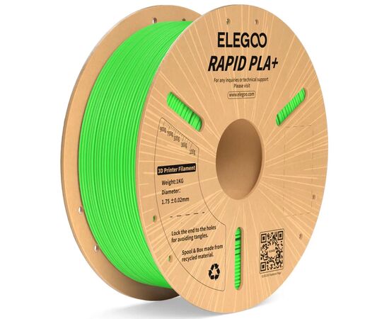 Пластик для 3D-принтера ELEGOO Rapid PLA Plus 1кг, 1.75мм, green (50.203.0118)