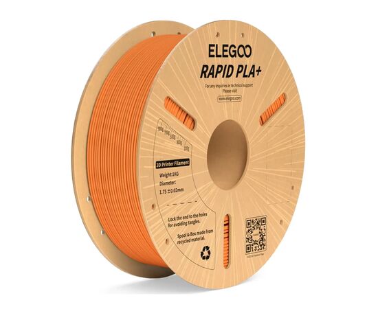 Пластик для 3D-принтера ELEGOO Rapid PLA Plus 1кг, 1.75мм, orange (50.203.0120)