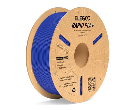 Пластик для 3D-принтера ELEGOO Rapid PLA Plus 1кг, 1.75мм, blue (50.203.0117)