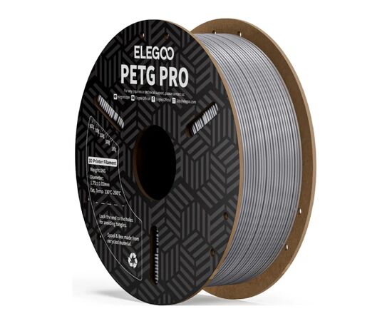 Пластик для 3D-принтера ELEGOO PETG PRO 1кг, 1.75мм, gray (50.203.0205)