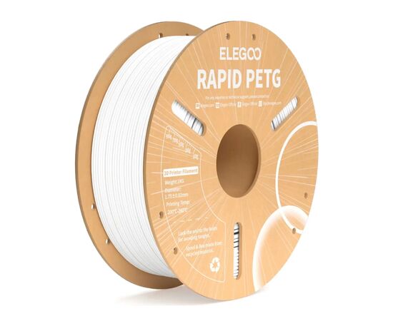 Пластик для 3D-принтера ELEGOO Rapid PETG 1кг, 1.75мм, white (50.203.0217)