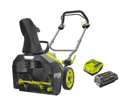 Снігоприбирач Ryobi акумуляторний Max Power RY36STX45A-140, 36В, 4Ah, 45см, викид до 8м (5133005724), зображення 2 Снігоприбирач Ryobi акумуляторний Max Power RY36STX45A-140, 36В, 4Ah, 45см, викид до 8м (5133005724), зображення 2