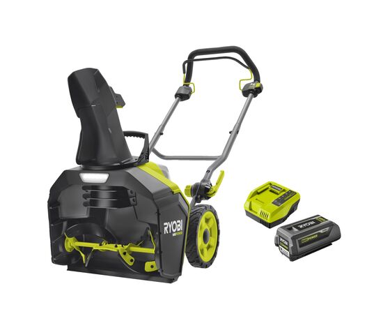 Снігоприбирач Ryobi акумуляторний Max Power RY36STX45A-140, 36В, 4Ah, 45см, викид до 8м (5133005724)