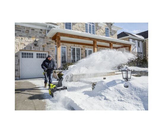 Снегоуборщик Ryobi аккумуляторный Max Power RY36STX53A-150 36В, 5Ah, 53см, выброс до 11м (5133005723), изображение 6 Снегоуборщик Ryobi аккумуляторный Max Power RY36STX53A-150 36В, 5Ah, 53см, выброс до 11м (5133005723), изображение 6