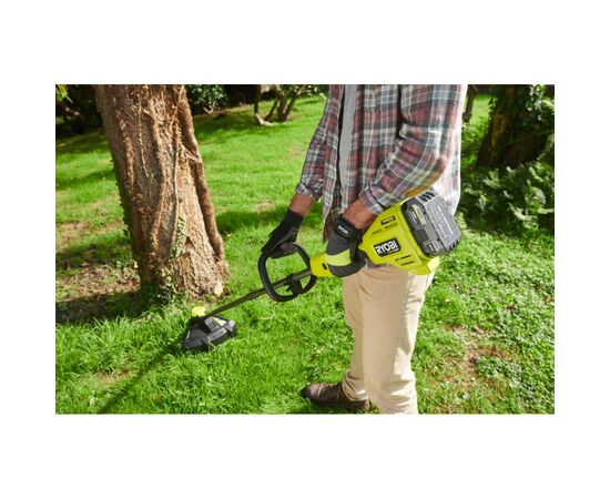 Триммер садовый Ryobi RY18LTX38A-0 ONE+ НР 18В бесщеточный, 38см(леска) технологии Whisper, 3.6кг (без АКБ и ЗУ) (5133005730), изображение 3 Триммер садовый Ryobi RY18LTX38A-0 ONE+ НР 18В бесщеточный, 38см(леска) технологии Whisper, 3.6кг (без АКБ и ЗУ) (5133005730), изображение 3
