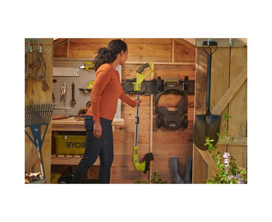 Триммер садовый Ryobi RY18LMC30A-0 ONE+ 18В, 30см, высота 38-75мм, EasyEdge телескоп.штанга, 6.4кг (без АКБ и ЗУ) (5133005917), изображение 10 Триммер садовый Ryobi RY18LMC30A-0 ONE+ 18В, 30см, высота 38-75мм, EasyEdge телескоп.штанга, 6.4кг (без АКБ и ЗУ) (5133005917), изображение 10