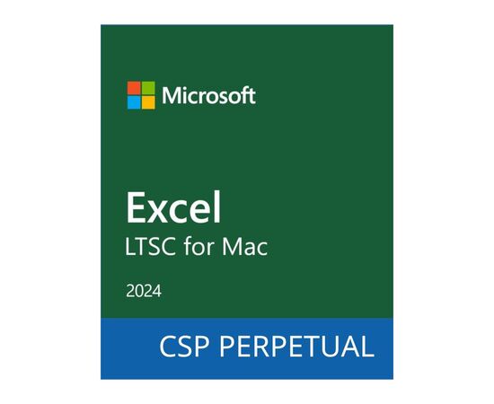 Офісний додаток Microsoft Excel LTSC for Mac 2024 Commercial Software, Perpetual (DG7GMGF0PN5G_0001)