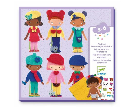 Набор для творчества Djeco Мягкий наряд (DJ00086), изображение 4 Набор для творчества Djeco Мягкий наряд (DJ00086), изображение 4