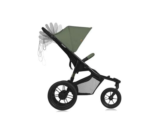 Коляска Lionelo Azura Green Forest (LO-AZURA GREEN FOREST), изображение 3 Коляска Lionelo Azura Green Forest (LO-AZURA GREEN FOREST), изображение 3