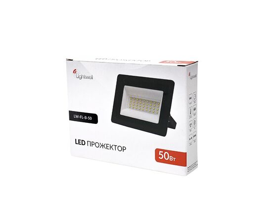 Прожектор Lightwell LW-FL-B-50 50 W, изображение 3 Прожектор Lightwell LW-FL-B-50 50 W, изображение 3