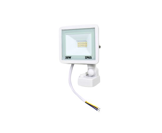 Прожектор Lightwell LW-FL-W-20-S 20 W з датчиком руху