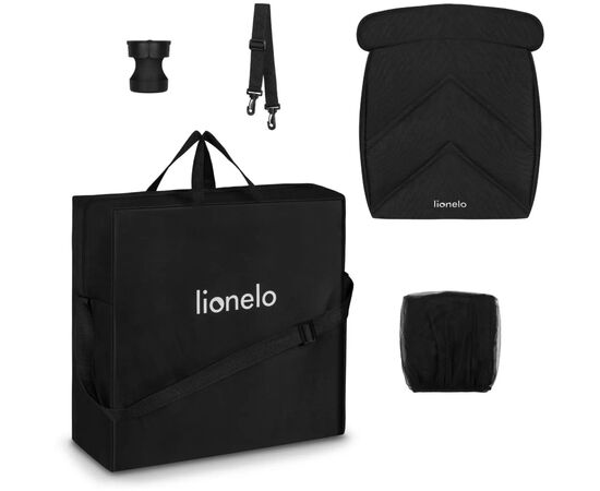 Коляска Lionelo Cloe Black Onyx (LO-CLOE BLACK ONYX), изображение 10 Коляска Lionelo Cloe Black Onyx (LO-CLOE BLACK ONYX), изображение 10