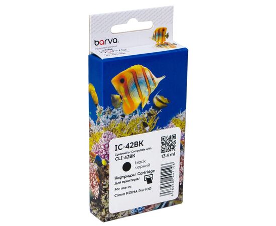 Картридж Barva Canon CLI-42BK (6384B001) 900sh, black (IC-42BK)