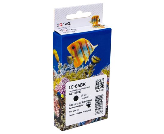 Картридж Barva Canon CLI-65BK (4215C001) 860sh, black (IC-65BK)