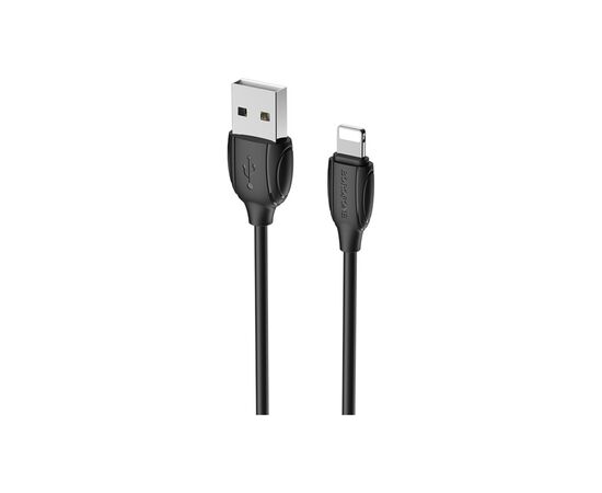 Дата кабель USB 2.0 AM to Lightning 1.0m BX19 Benefit 3A Black BOROFONE (BX19LB)