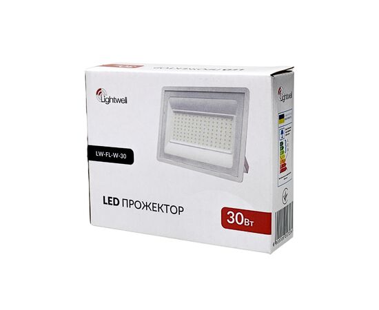 Прожектор Lightwell LW-FL-W-30 30 W, изображение 3 Прожектор Lightwell LW-FL-W-30 30 W, изображение 3