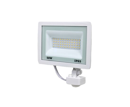 Прожектор Lightwell LW-FL-W-50-S 50 W з датчиком руху