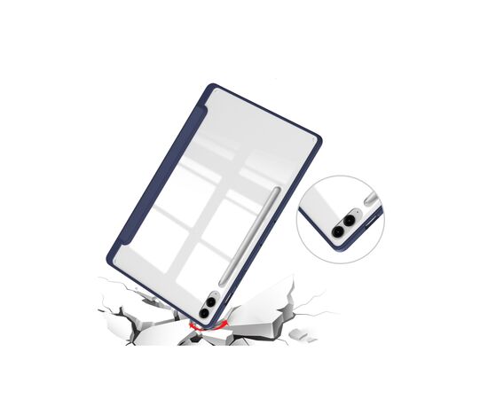 Чехол для планшета BeCover Soft Edge Samsung Galaxy Tab S10 Plus (SM-X820/SM-X826) 12.4" Deep Blue (712253), изображение 4 Чехол для планшета BeCover Soft Edge Samsung Galaxy Tab S10 Plus (SM-X820/SM-X826) 12.4" Deep Blue (712253), изображение 4