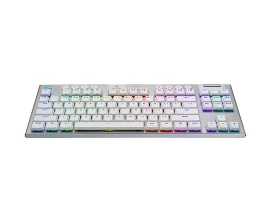 Клавиатура Logitech G915 TKL X Lightspeed Switch-Tactile Wireless/Bluetooth/USB UA White (920-012737), изображение 2 Клавиатура Logitech G915 TKL X Lightspeed Switch-Tactile Wireless/Bluetooth/USB UA White (920-012737), изображение 2