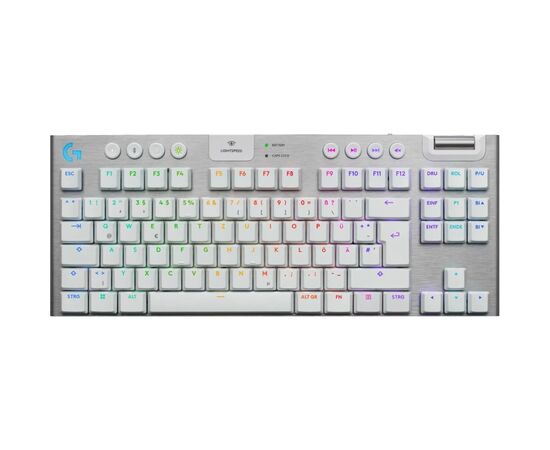 Клавиатура Logitech G915 TKL X Lightspeed Switch-Tactile Wireless/Bluetooth/USB UA White (920-012737)