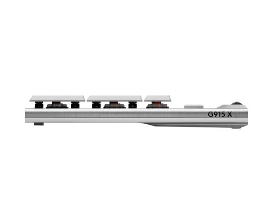 Клавиатура Logitech G915 X Lightspeed Switch-Tactile Wireless/Bluetooth/USB UA White (920-012690), изображение 3 Клавиатура Logitech G915 X Lightspeed Switch-Tactile Wireless/Bluetooth/USB UA White (920-012690), изображение 3