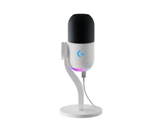 Микрофон Logitech Yeti GX Dynamic RGB Gaming Mic with Lightsync Off-White (988-000576), изображение 3 Микрофон Logitech Yeti GX Dynamic RGB Gaming Mic with Lightsync Off-White (988-000576), изображение 3