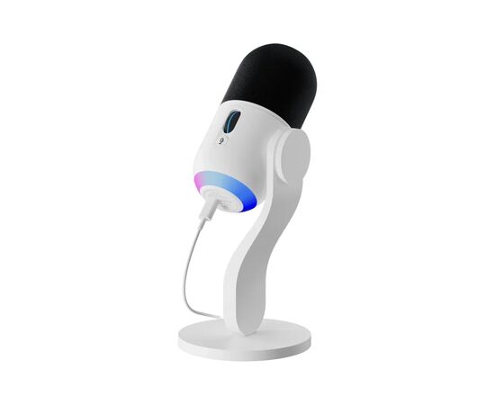 Микрофон Logitech Yeti GX Dynamic RGB Gaming Mic with Lightsync Off-White (988-000576), изображение 5 Микрофон Logitech Yeti GX Dynamic RGB Gaming Mic with Lightsync Off-White (988-000576), изображение 5