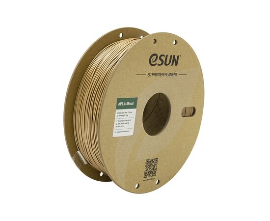 Пластик для 3D-принтера eSUN ePLA-Metal 1кг, 1.75мм, antique brass (ePLA-Metal-P175AB1)