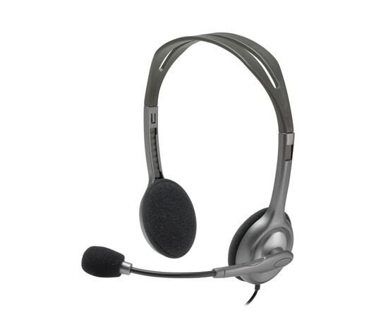 Наушники Logitech H111 Stereo Headset with 1*4pin jack (981-000593), изображение 3 Наушники Logitech H111 Stereo Headset with 1*4pin jack (981-000593), изображение 3