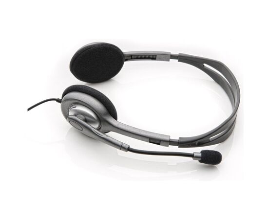 Наушники Logitech H111 Stereo Headset with 1*4pin jack (981-000593), изображение 4 Наушники Logitech H111 Stereo Headset with 1*4pin jack (981-000593), изображение 4