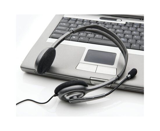 Наушники Logitech H111 Stereo Headset with 1*4pin jack (981-000593), изображение 5 Наушники Logitech H111 Stereo Headset with 1*4pin jack (981-000593), изображение 5