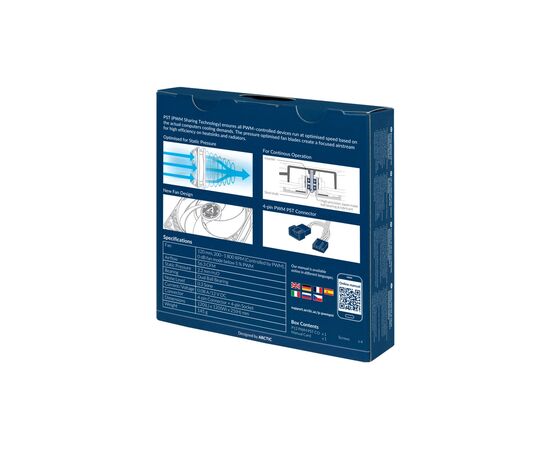 Кулер для корпуса Arctic P12 PWM PST CO (ACFAN00121A), изображение 6 Кулер для корпуса Arctic P12 PWM PST CO (ACFAN00121A), изображение 6