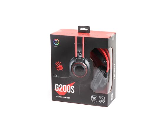 Наушники A4Tech Bloody G200S Black+Red, изображение 6 Наушники A4Tech Bloody G200S Black+Red, изображение 6