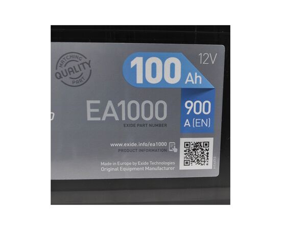 Аккумулятор автомобильный EXIDE PREMIUM 100A (EA1000), изображение 2 Аккумулятор автомобильный EXIDE PREMIUM 100A (EA1000), изображение 2