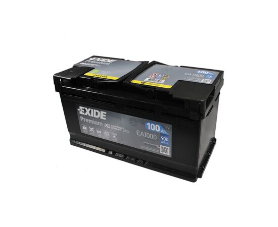 Аккумулятор автомобильный EXIDE PREMIUM 100A (EA1000), изображение 6 Аккумулятор автомобильный EXIDE PREMIUM 100A (EA1000), изображение 6
