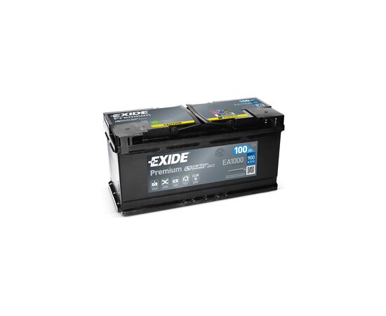 Аккумулятор автомобильный EXIDE PREMIUM 100A (EA1000)