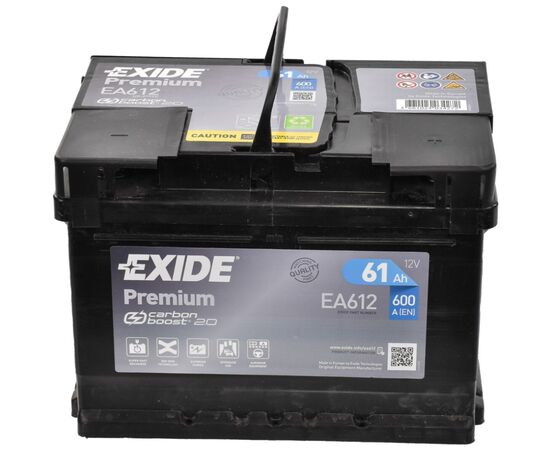 Акумулятор автомобільний EXIDE PREMIUM 61A (EA612)