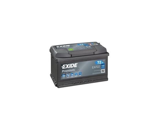 Аккумулятор автомобильный EXIDE PREMIUM 72A (EA722)