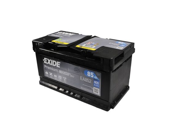 Аккумулятор автомобильный EXIDE PREMIUM 85A (EA852), изображение 2 Аккумулятор автомобильный EXIDE PREMIUM 85A (EA852), изображение 2