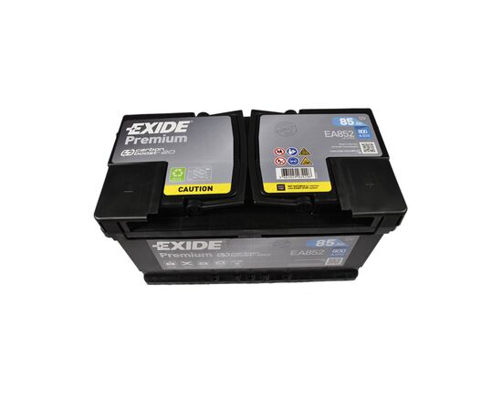 Аккумулятор автомобильный EXIDE PREMIUM 85A (EA852), изображение 4 Аккумулятор автомобильный EXIDE PREMIUM 85A (EA852), изображение 4