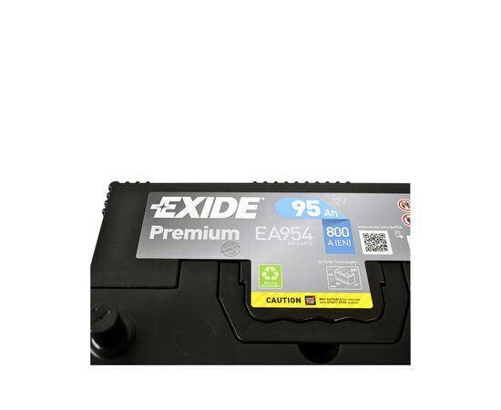 Аккумулятор автомобильный EXIDE PREMIUM 95A (EA954), изображение 2 Аккумулятор автомобильный EXIDE PREMIUM 95A (EA954), изображение 2