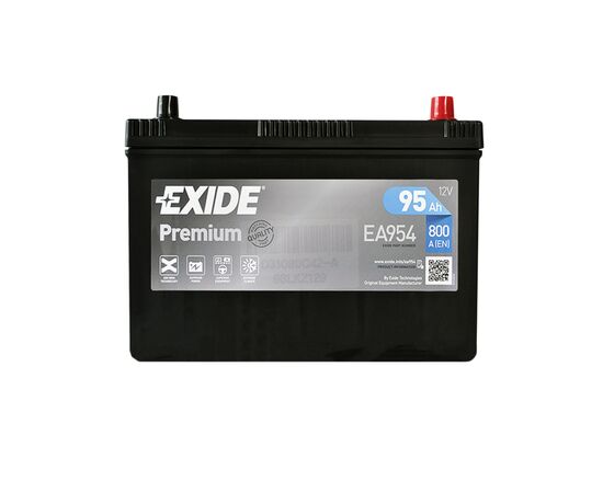 Аккумулятор автомобильный EXIDE PREMIUM 95A (EA954)