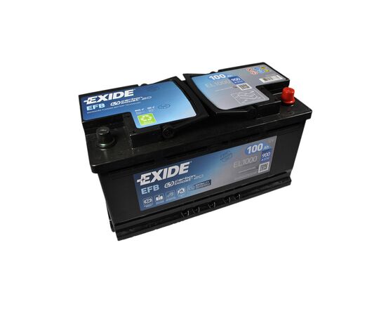 Аккумулятор автомобильный EXIDE START-STOP EFB 100A (EL1000), изображение 2 Аккумулятор автомобильный EXIDE START-STOP EFB 100A (EL1000), изображение 2
