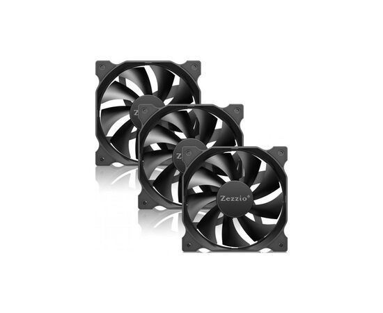 Кулер для корпуса Zezzio ZA-120 3 in 1 Kit, изображение 2 Кулер для корпуса Zezzio ZA-120 3 in 1 Kit, изображение 2