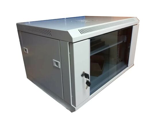 Шкаф настенный Hypernet 6U 19" 600x350 (WMNC-35-6U-FLAT-AC)