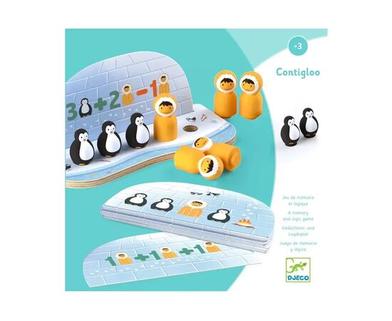 Настольная игра Djeco Считай с пингвинами (DJ01612), изображение 2