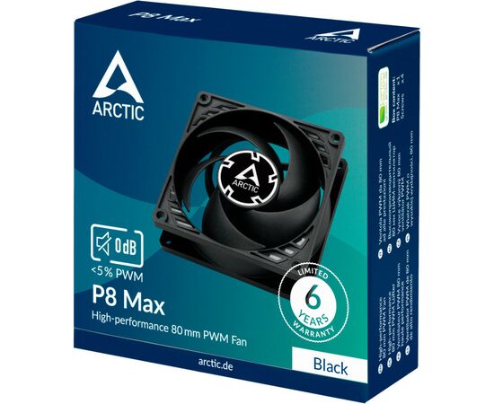 Кулер для корпуса Arctic P8 MAX (ACFAN00286A), изображение 6